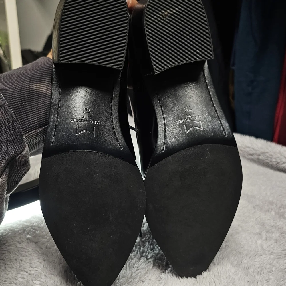 Marc Fisher MLETTA Oxford Shiny Black Lace-Up